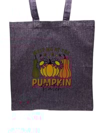 Image 1 of Meet Me at the Pumpkin Patch Eco- Friendly Tote (dual-sided cute images)