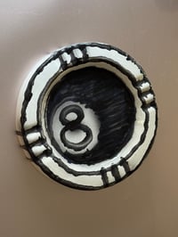 Magic 8 ball ashtray 