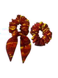 Image 1 of Tie Dye Hair Scrunchie Set