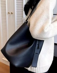 Image 1 of Large Capacity Crossbody Bag black color (includes matching purse)