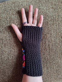 Image 2 of Stained Glass Fingerless Gloves