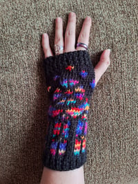 Image 3 of Stained Glass Fingerless Gloves