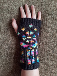 Image 1 of Stained Glass Fingerless Gloves