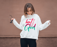 Image 2 of But God Multi Color (Ladies) Hoodie