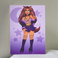 Image 3 of Clawdeen Print