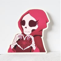 Image 2 of Pink Grim Reaper Sticker