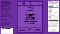 Image 1 of Berry Good BBQ Sauce 12oz Bottle