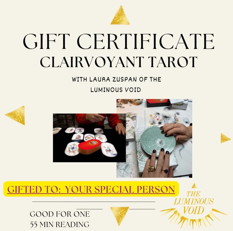 Image of Special!! Gift Certficate 55 Min Clairvoyant Reading with Laura 