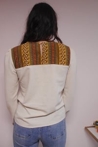 Image 4 of NOMAD --- Blouse brodée esprit Folk en coton et velours