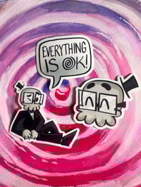 Image 1 of The Everything Is OK Show Sticker BUNDLE! (All 2" x 2")