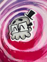 Image 2 of Albert's Head Sticker (2" x 2")