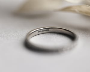 Image of Platinum & rose-cut full eternity 'ad infinitum' ring