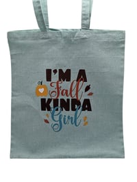 Image 2 of Nuts About Fall Eco-Friendly Tote (dual-sided cute images)