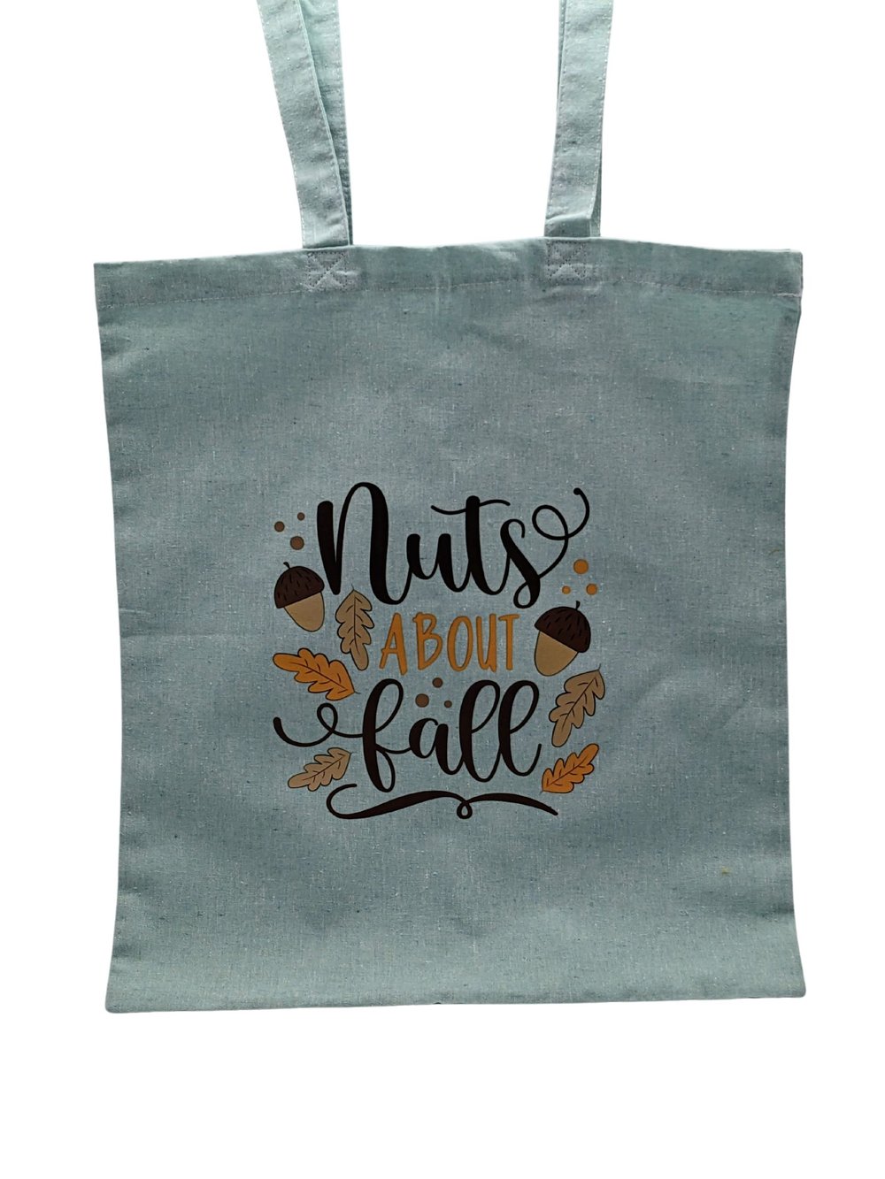 Image of Nuts About Fall Eco-Friendly Tote (dual-sided cute images)