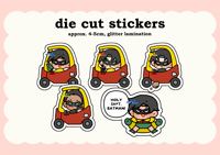 Beep Beep Robins Diecut Sticker