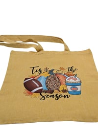 Image 5 of Tis the Season Eco-Friendly Tote (dual-sided cute images)