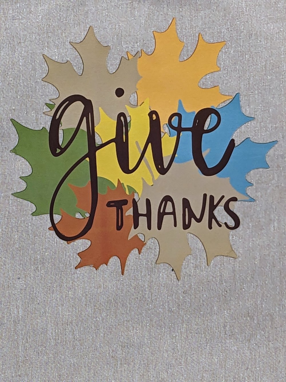 Image of Happy Thanksgiving Eco-Friendly Tote (dual-sided cute images)