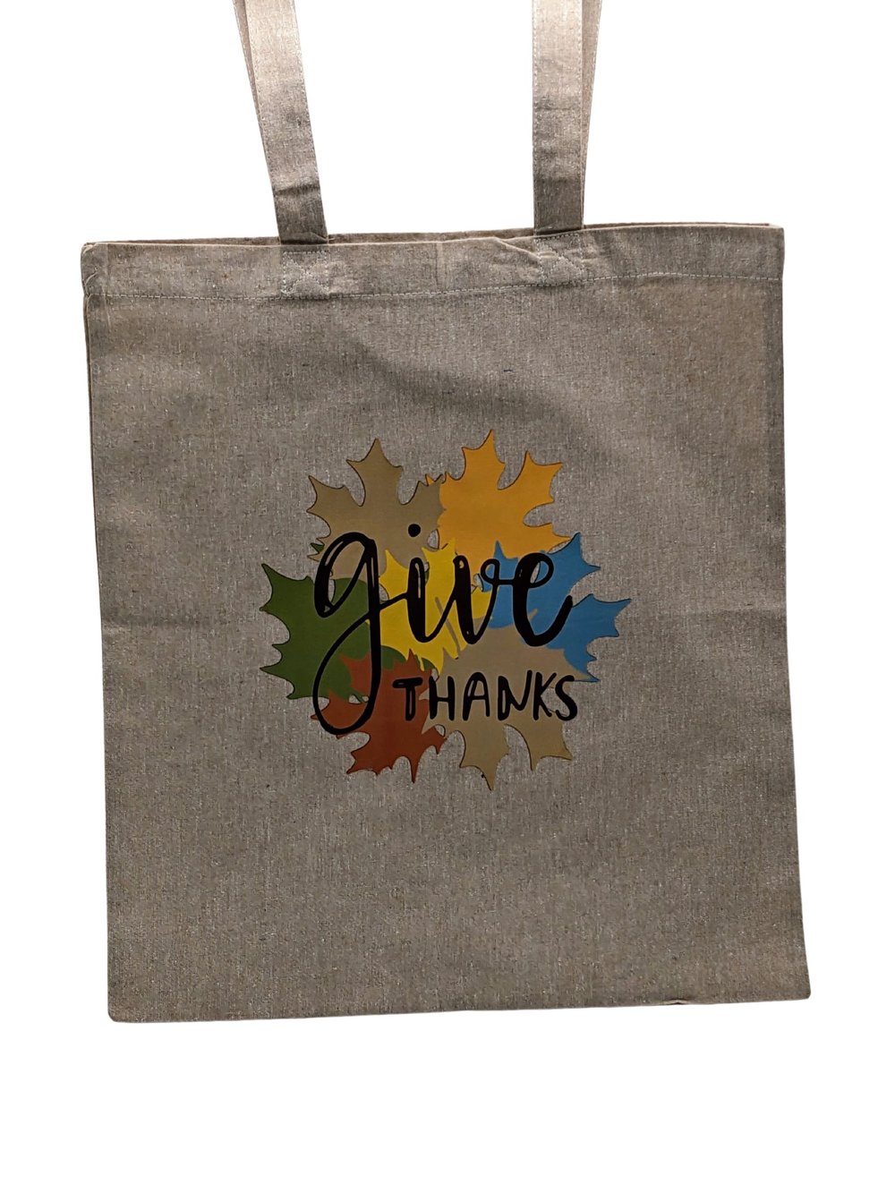 Image of Happy Thanksgiving Eco-Friendly Tote (dual-sided cute images)
