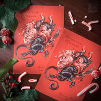 Image 1 of Gruss vom Krampus | Vintage Style Holiday Card