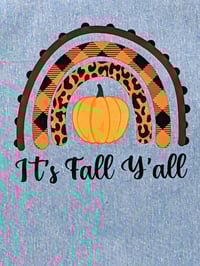 Image 3 of It's Fall Y'all Eco-Friendly Tote (dual-sided cute images)