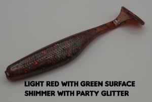 Image of 3.8" Paddle Tail Minnow (8pk) (Various Colors)