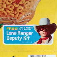 Image 3 of Lone Ranger - General Mills Cheerios mask (1980) - complete cereal box with fan club deputy kit