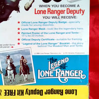 Image 4 of Lone Ranger - General Mills Cheerios mask (1980) - complete cereal box with fan club deputy kit