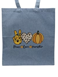 Image 2 of Meet Me at the Pumpkin Patch Eco-Friendly Tote (dual-sided cute images)