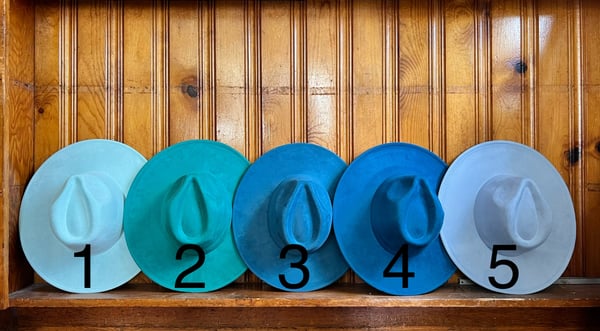 Image of Blank Vegan Suede Hats for Burning