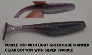 Image of 3.8" Paddle Tail Minnow (8pk) (Various Colors)
