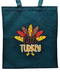 Image 2 of Thanksgiving Vibes Eco-Friendly Tote (dual-sided cute images)
