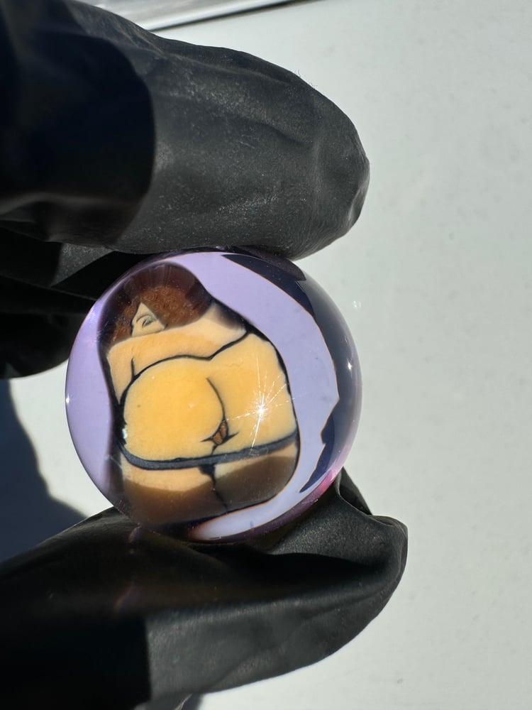 Image of Purple Brunette Top Marble