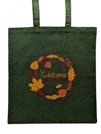 Image 2 of Sweater Weather Eco-Friendly Tote (dual-sided cute images)