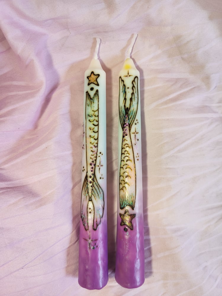 Image of Mermaid Tail Henna Tapers 