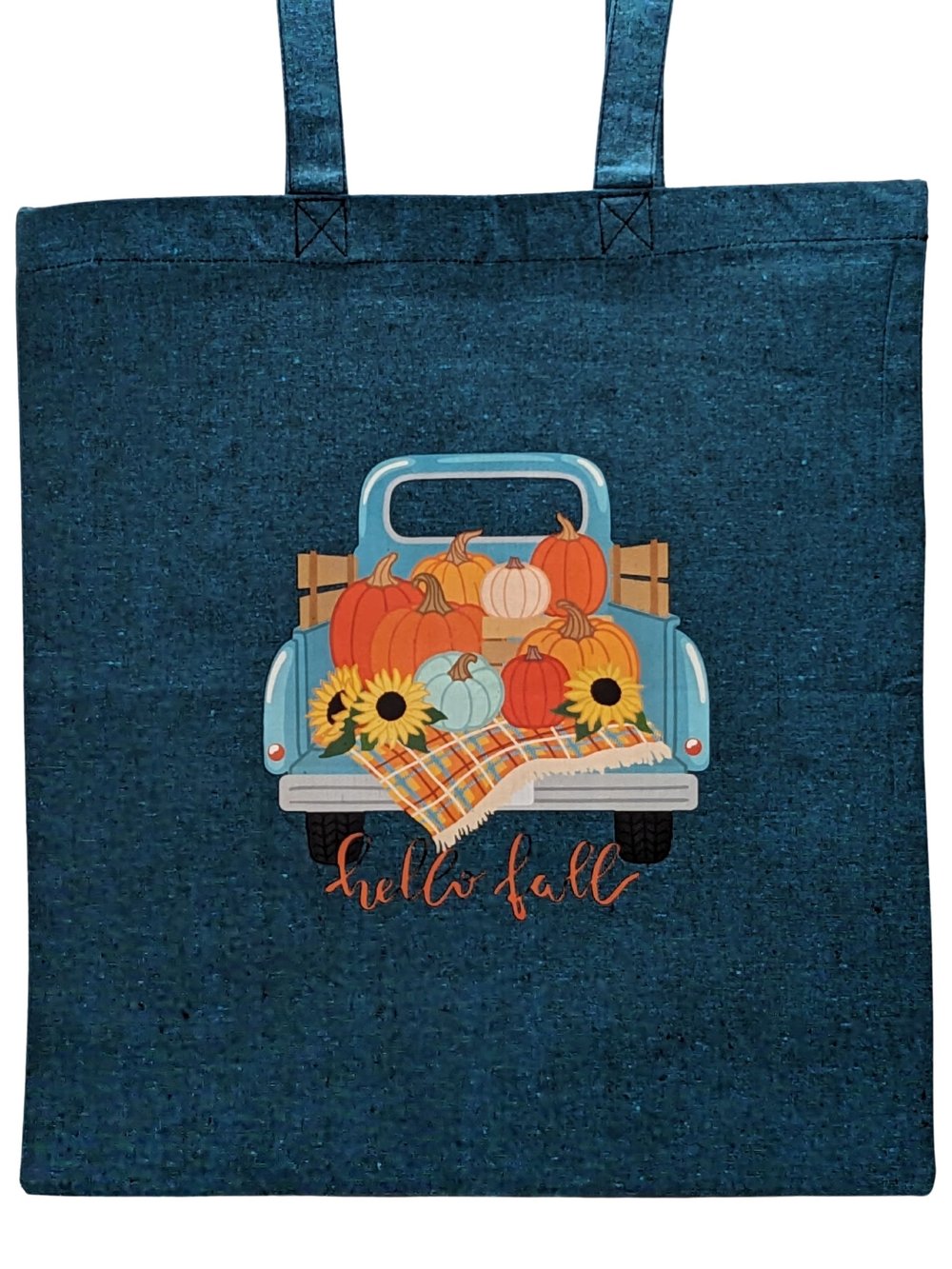 Image of It's Fall Y'all Truck Eco-Friendly Tote (dual-sided cute images)