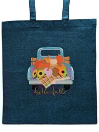 Image 2 of It's Fall Y'all Truck Eco-Friendly Tote (dual-sided cute images)