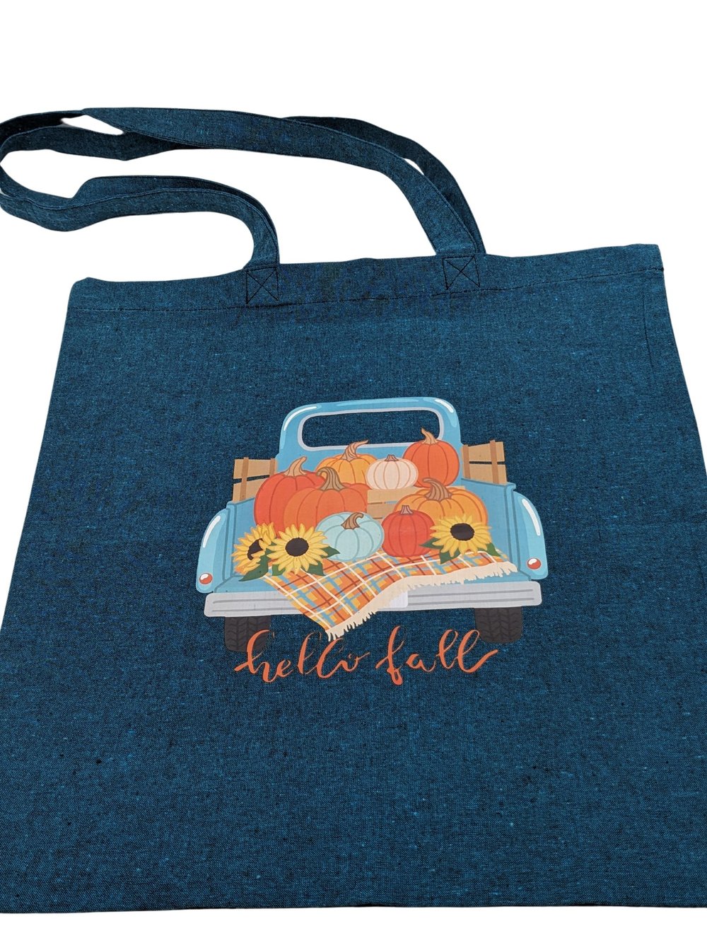 Image of It's Fall Y'all Truck Eco-Friendly Tote (dual-sided cute images)