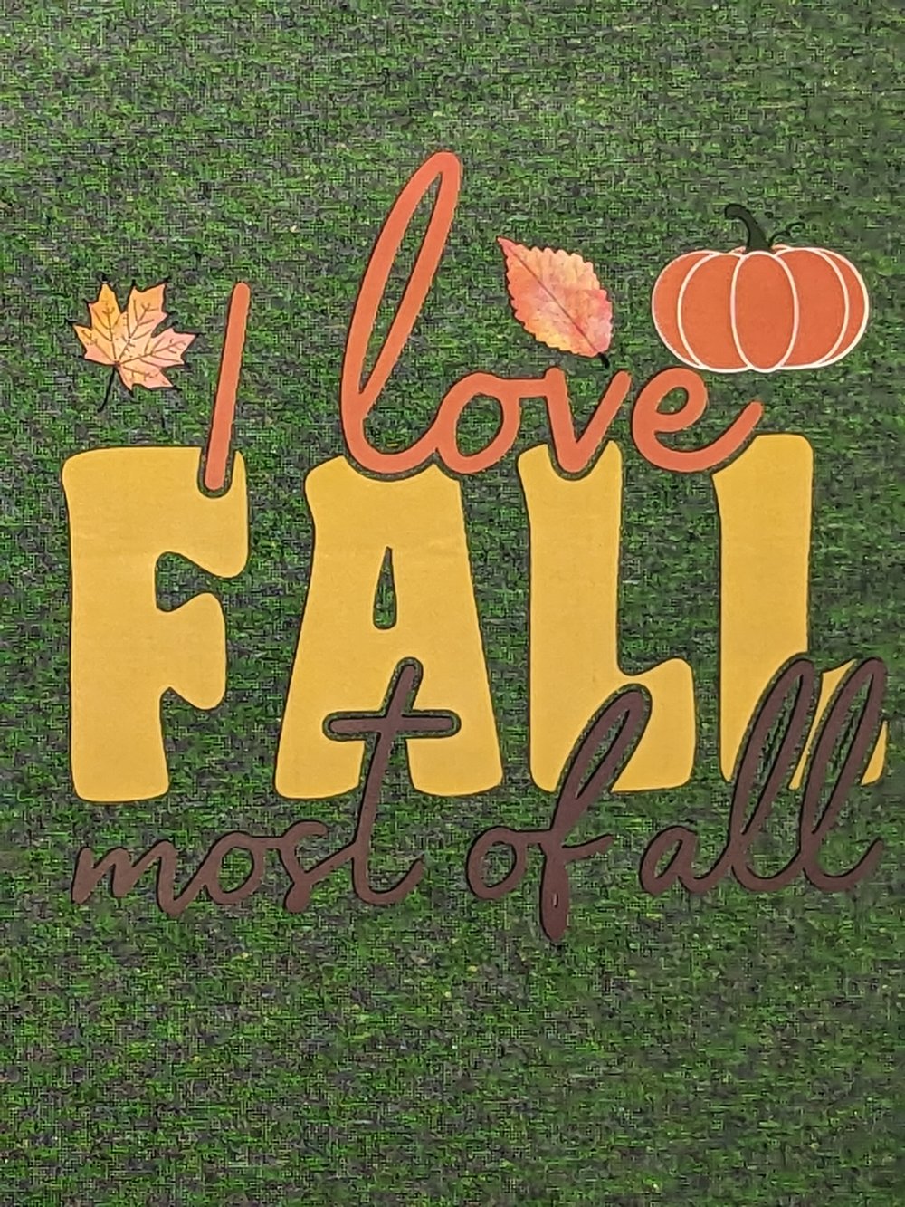 Image of I Love Fall Most of All Eco-Friendly Tote (dual-sided cute images)