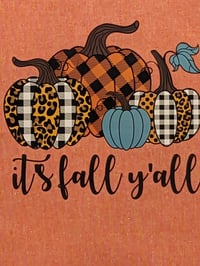 Image 3 of Howdy, It's Fall Y'all Eco-Friendly Tote (dual-sided cute images)