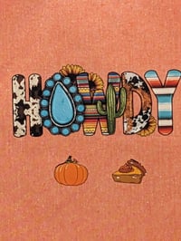Image 4 of Howdy, It's Fall Y'all Eco-Friendly Tote (dual-sided cute images)