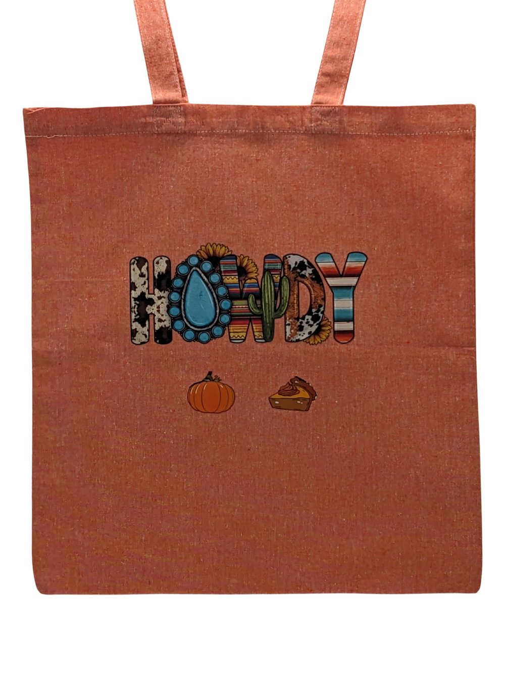 Image of Howdy, It's Fall Y'all Eco-Friendly Tote (dual-sided cute images)