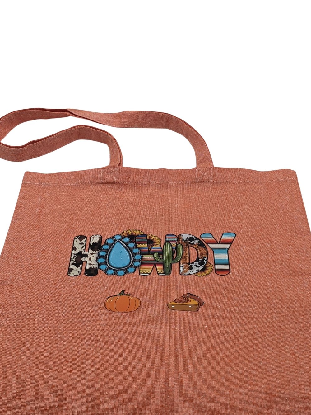 Image of Howdy, It's Fall Y'all Eco-Friendly Tote (dual-sided cute images)