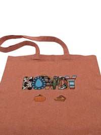 Image 5 of Howdy, It's Fall Y'all Eco-Friendly Tote (dual-sided cute images)