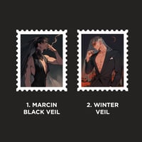 Image 2 of Stickers STAMPS - Veil (E19)