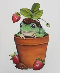 Frog original painting