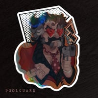 Image 4 of Grimport Menace ✦ Holographic Vinyl Stickers ✦ 11x9 cm