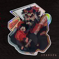 Image 5 of Grimport Menace ✦ Holographic Vinyl Stickers ✦ 11x9 cm