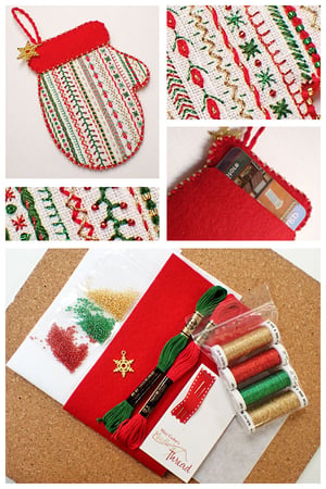 Image of The Christmas Mitten Materials Kit