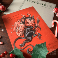 Image 4 of Gruss vom Krampus | Vintage Style Holiday Card