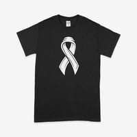 White Cancer Ribbon Shirt